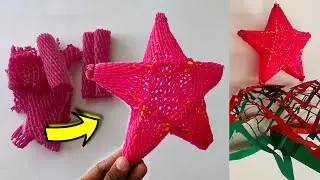 Как сделать звёздный фонарь из фруктовой пены для рождественского декора | Star Parol | Звездный ...