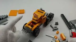 MOC16 Truck with giant wheels based on Hauler from GYG66 Mega Twinduction Hauler Pack