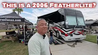 We Took a Ferry to See This Stunning 2006 Featherlite Prevost!
