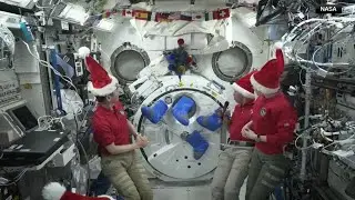 NASA astronauts share holiday message from International Space Station