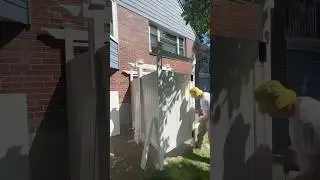 Outdoor shower installation, part 1 ( total around 5 hours of work) #24solve #handyman #outdoors