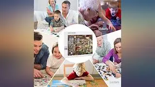 Wooden Jigsaw Puzzles 1000 Pieces for Adults for Kids -Christmas Dinner, Made of review