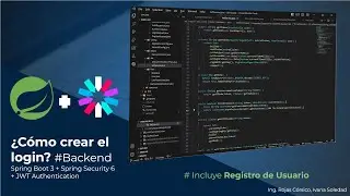 ¿Cómo crear el login? Spring Boot 3 + Spring Security 6 + JWT Authentication #backend