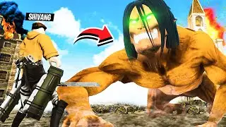 SLAYING TITANS WITH @ProBoiz 95  TO SAVE THE WORLD IN ROBLOX !! ​