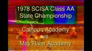 SCISA Class AA Football State Championship 1978