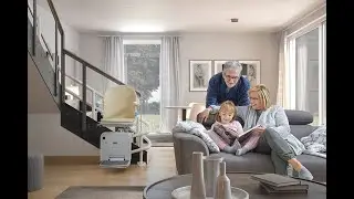 Home Mobility 2000 curved stairlift by Handicare.