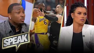 Dillon Brooks to LeBron in Game 2 win vs. Lakers: 'He's old .. I poke bears' | NBA | SPEAK