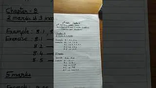 12th maths chapter 8 second midterm exam 2024 important 2 Mark 3 mark and 5 mark questions