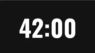 42 minutes Timer Countdown 