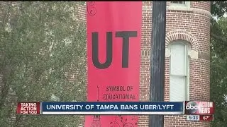 University of Tampa bans Uber and Lyft