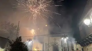 Pedara 28 Maggio 2023 Rientro Processione Sant'Antonio Abate e Spettacolo FA. SI. MA. FUOCHI EVENTI