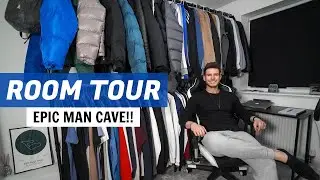 The ULTIMATE MAN CAVE! | My Closet & Room Tour 2021