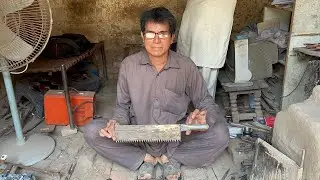 Roadside Blacksmith - Shark Teeth Looked Sharp Ice Breaking Cleaver Forged