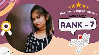 OUR STUDENT'S FEEDBACK : RANK 7 | NIFT ENTRANCE RESULTS 2022 | ARTISTIC ZONE TOPPERS REVIEW