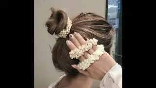 14 Colors Woman Elegant Pearl Hair Ties Beads][ Elastic Hair Band