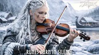 RUNES BURN IN SILENCE | Nordic Viking Violin Folk Metal - Dark Fantasy, Writing & Gaming Music