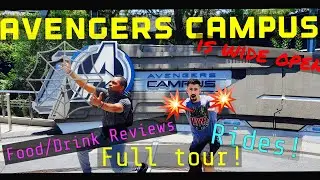 Avengers Campus was awesome!  July update Park capacity | Food & Drink Review at Pym Testing Kitchen