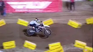 Stankdog makes the main on his 125 2 stroke!! Gared Steinke #monsterenergy #supercross