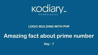 Amazing fact about prime numbers - Maths Logic Building with PHP - Day7