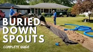 How to Bury Downspouts the Complete Guide Start to Finish 2023