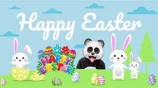 EASTER EGG HUNT FOR KIDS WITH PANDA PA