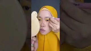 Makeup yellow kupu-kupu #makeupart #makeup #tutorialmakeup 