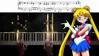 Sailor Moon Opening &minus; Moonlight Densetsu &minus; Piano Cover + Sheet Music