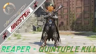Overwatch | Reaper Quintuple Kill plus highlights | Jinister