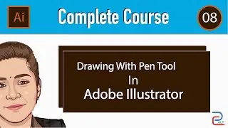 08 - Pen Tool in Adobe Illustrator cc 2021 |Graphic Design Tutorial for Beginners in Hindi | PCSalt