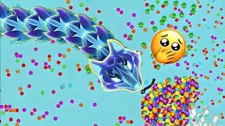 SNAKE IO 🐍HUSH SNAKE IO 🐍 vs 💀 MONSTER SIRIUS  BITE EPIC SNAKE IO 🐍 BEST FUNNY SNAKE GAME 