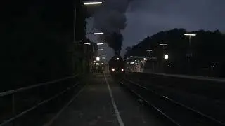 Dampfsonderzug  Br. 52 8195-1   200 Jahre Max v. Bauernfeind in Hersbruck (r Pegnitz) am 03.10.2018