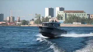 Эксклюзивный катер ORCA от River Brothers. Лодка как искусство #наземлеинаводе