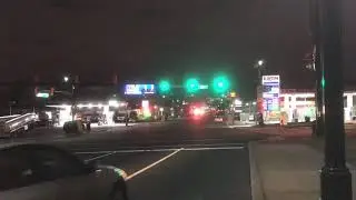 VERY RARE NEWARK FIRE DEPARTMENT HAZMAT MOBILE LAB UNIT & QUICK ATTACK LIGHT TOWER UNIT RESPONDING.