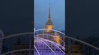Вечерний Петербург завораживает #shorts #top #youtube #питер #спб #like #travel #video #зима #2026