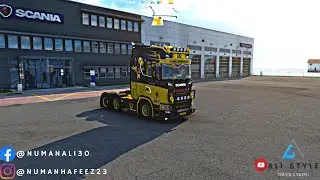 Euro Truck Simulator 2 (v1.46) SCANIA Next Generation Tuning+Openpipe+Interior+