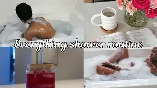 EVERYTHING SHOWER ROUTINE 🎀🛁🌸🫧 | Smell Good All Day | Body & Skincare