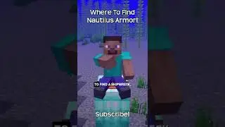 How To Get Nautilus Armor In Minecraft?!