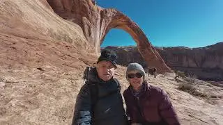 Corona Arch Hike in Winter