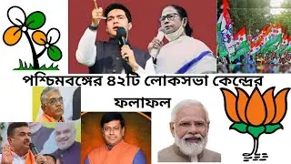 West Bengal Election Results 2024 | TMC | BJP | INC | CPM.
