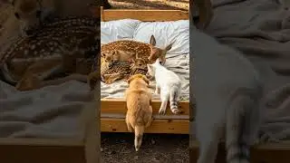 Puppy and Kitten Can&rsquo;t Resist Meeting Their New Best Friend #cute #pets #animals