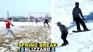 SPRING BREAK RUINED BY A BLIZZARD! 🥶