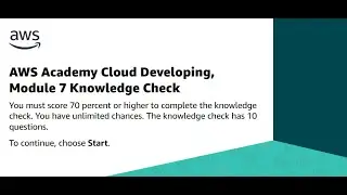 Anh Huy | KnowledgeCheck Module 7: Developing Event-Driven Serverless Solutions | AWSCloudDeveloping