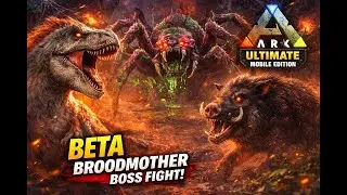 Beta Broodmother EASY Kill?! 😳 | ARK MOBILE BOSS FIGHT | ISLAND MAP