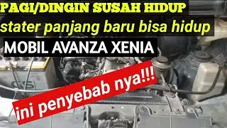 Автомобиль Avanza Xenia может завестись только утром или при холодном двигателе.