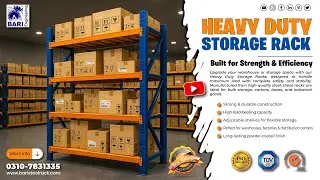 Heavy Duty Bulk Storage Rack | Warehouse & Industrial Racking System in Pakistan