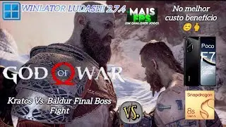GOD OF WAR 4 Kratos Vs. Baldur Final Boss Fight +FPS  POCO F7 8S GEN 4 (winlator ludashi)