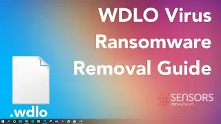 РУКОВОДСТВО ПО расшифровке и удалению вируса WDLO [файлы .wdlo] [бесплатное исправление]