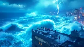 China DESTROYED in 2 Minutes! Typhoon Matmo Triggers Tsunami & Chaos in Guangdong