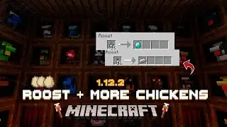 ✔GALINHAS DE MIN&Eacute;RIO NO MINECRAFT - Roost + Chickens + More Chickens - Mod Showcase