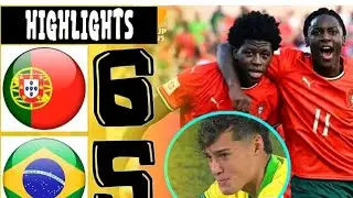 U17 world cup Semifinal (Portugal Vs Brazil) highlights.